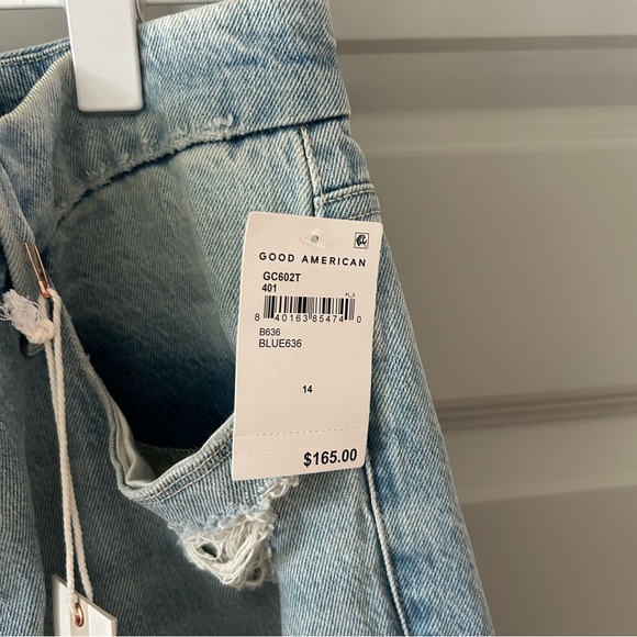 NWT Good American Good Classic Straight Leg Jeans - Picture 4 of 4
